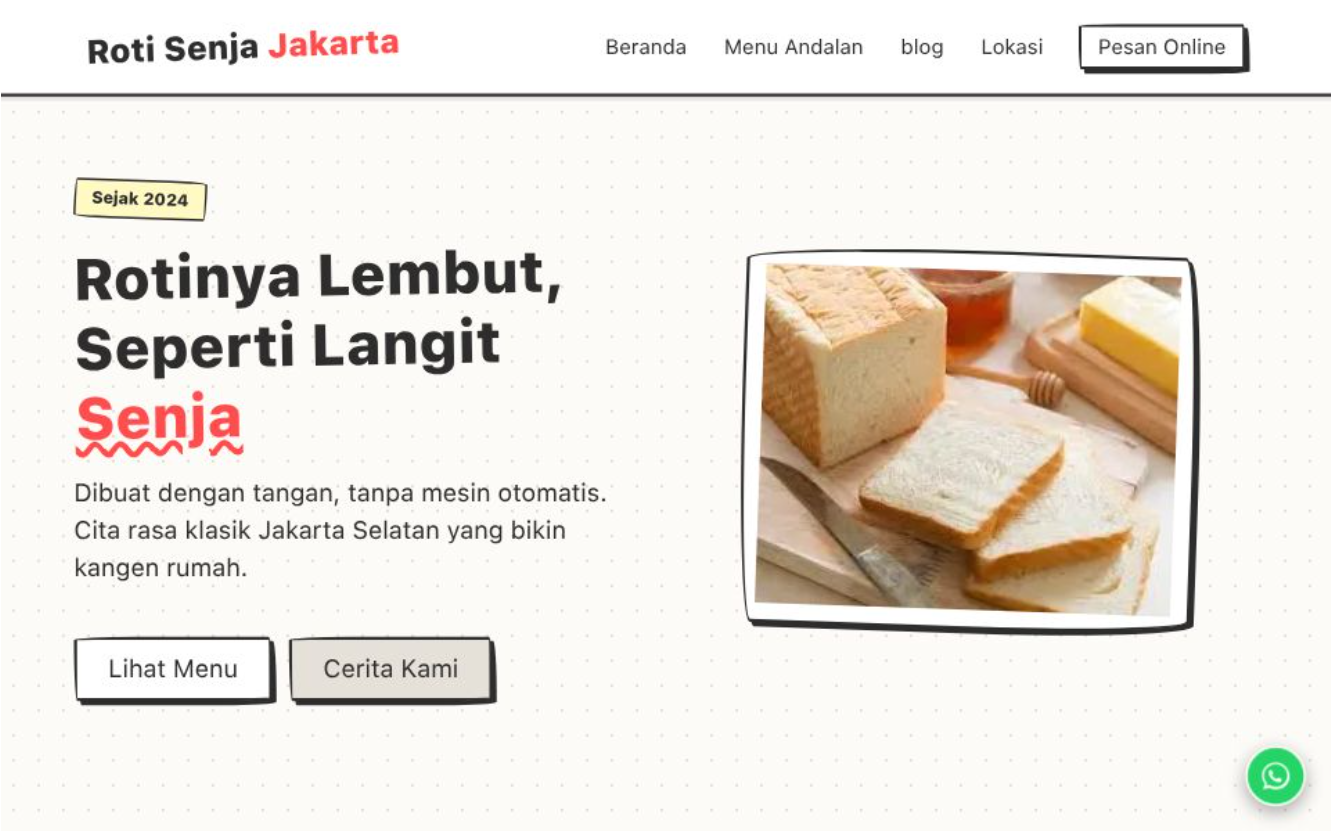 Desain Website Company Profile Modern